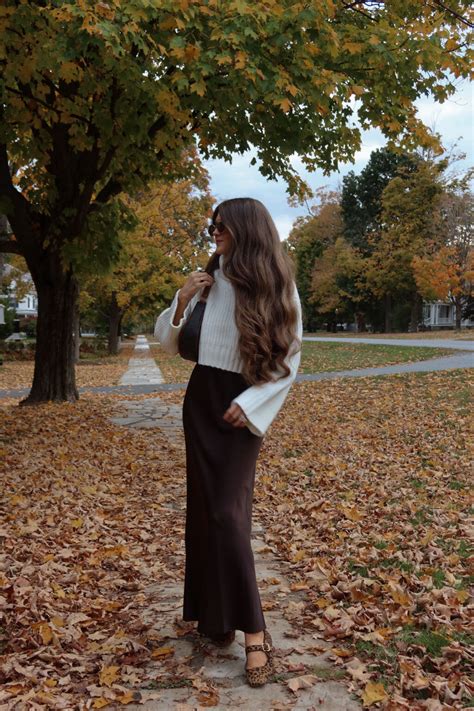how to style a maxi skirt with a sweater