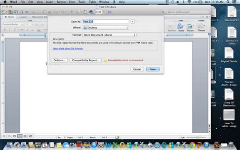 how to submit assignment in word document