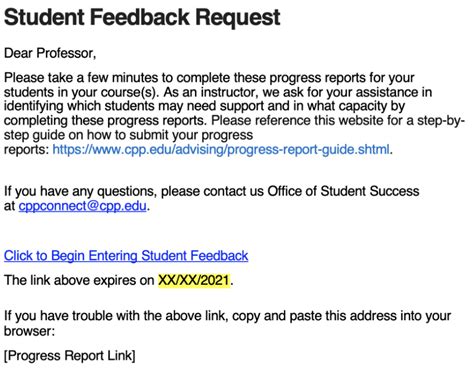 how to submit progress report