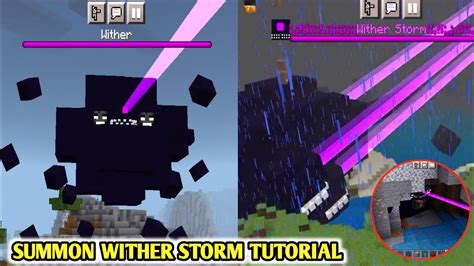 how to summon wither storm in minecraft java edition no mods