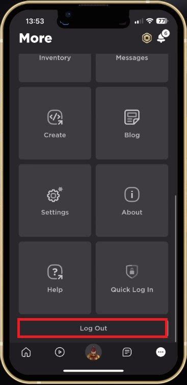 how to switch accounts on roblox on ipad