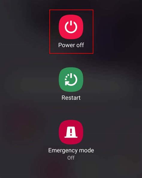 how to switch an android phone off