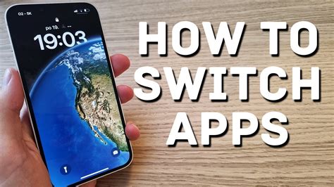 how to switch between open apps on iphone 14