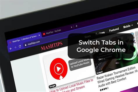 how to switch between tabs in chrome mac