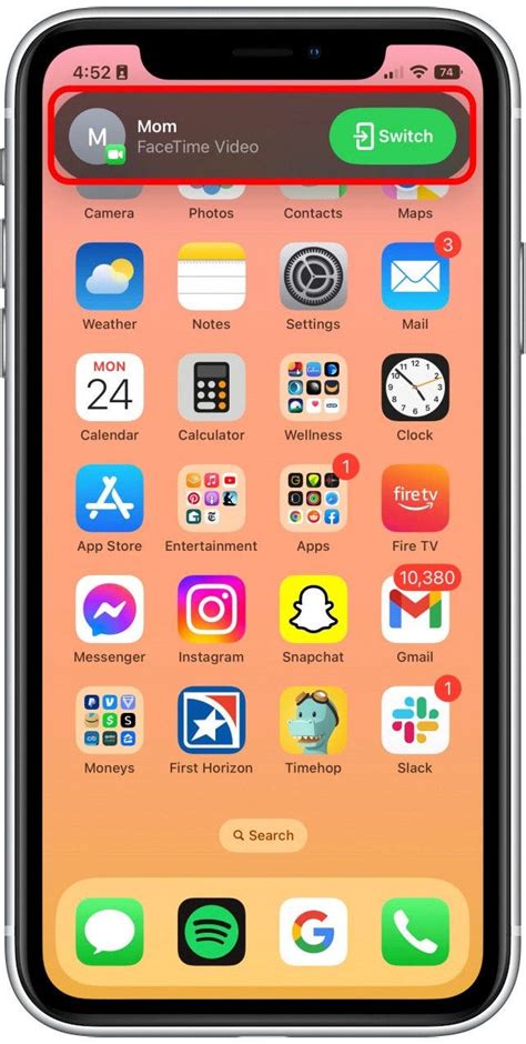 how to switch facetime from iphone to computer
