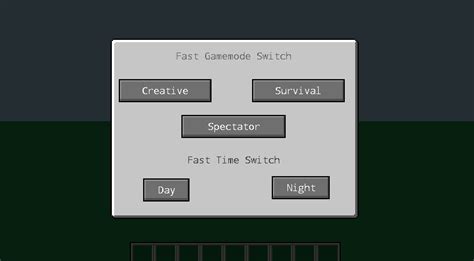 how to switch gamemode fast in minecraft bedrock