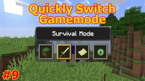 how to switch gamemode in minecraft fast