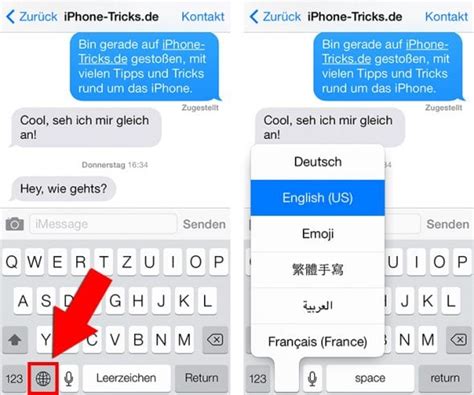 how to switch keyboard language on iphone 11