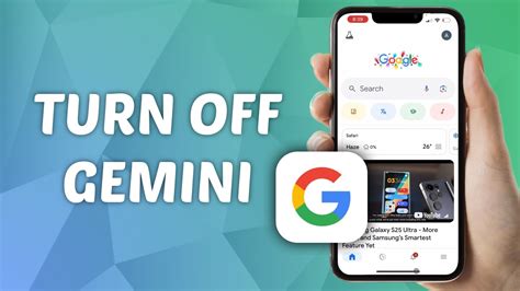 how to switch off gemini on android phone