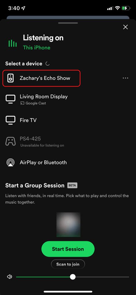 how to switch spotify accounts on echo dot