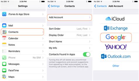 how to sync contacts from iphone to android using gmail