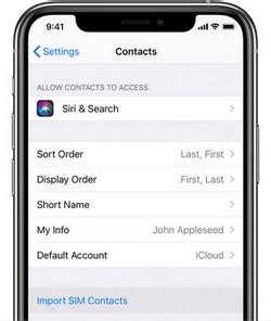 how to sync contacts on iphone from sim