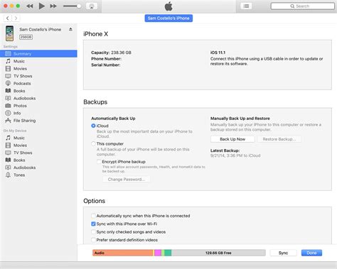 how to sync iphone email with mac computer