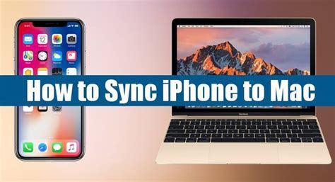 how to sync iphone with mac computer