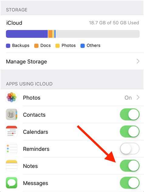 how to sync notes on apple