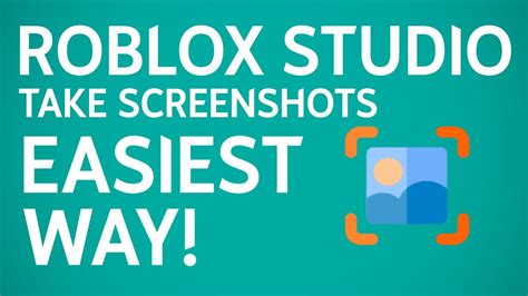how to take a high quality screenshot in roblox studio