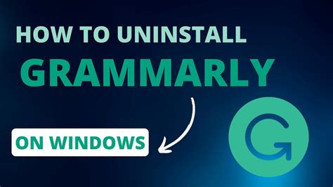 how to take grammarly off your computer