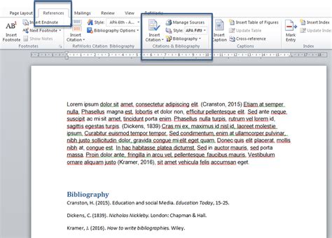how to take out references in word