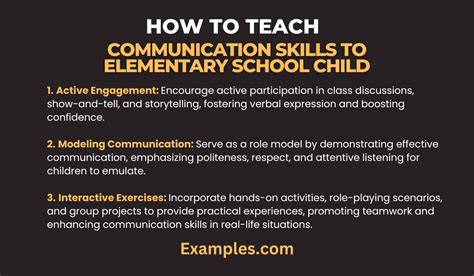 how to teach communication skills to kids