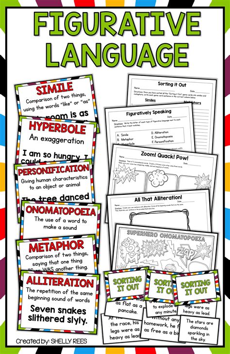 how to teach figurative language to 6th graders