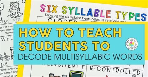 how to teach multisyllabic words