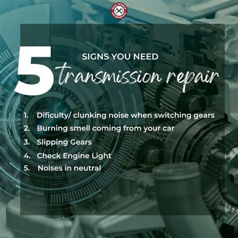 how to tell if something is wrong with transmission