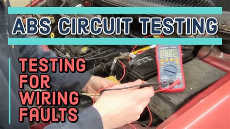 how to test abs wiring harness