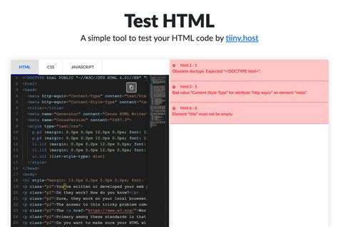 how to test html code in chrome
