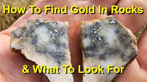 how to test if a rock has gold in it