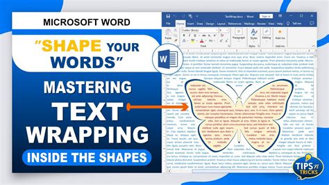 how to text inside a shape in word