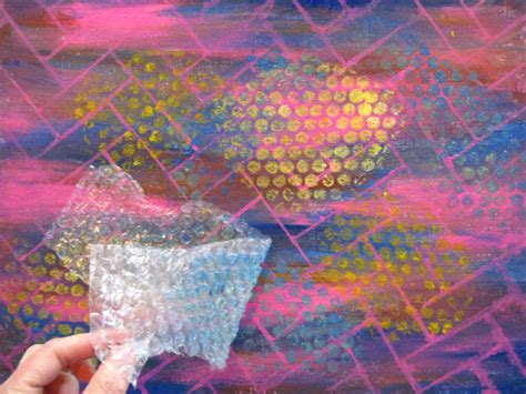 how to texture acrylic paint on canvas
