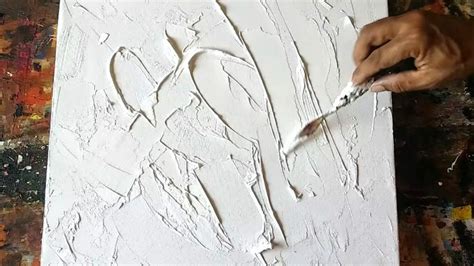 how to texture paint on canvas