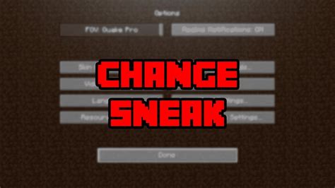 how to toggle shift in minecraft