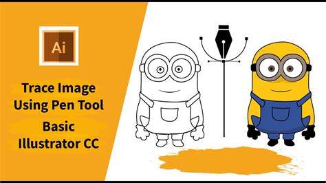 how to trace using pen tool in illustrator