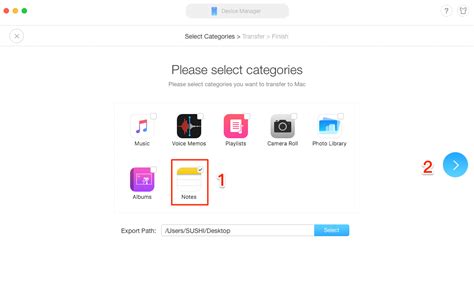 how to transfer all notes from iphone