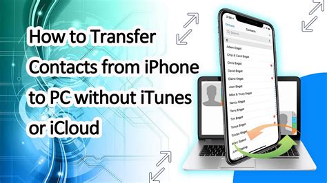 how to transfer contacts from iphone to computer without itunes or icloud