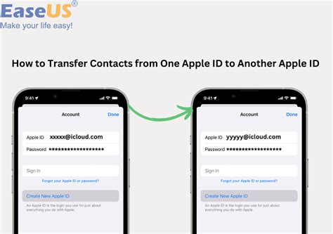 how to transfer contacts from one email id to another email id