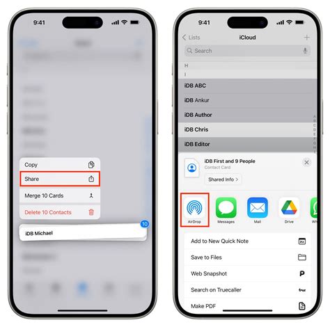 how to transfer contacts from one email to another email on iphone
