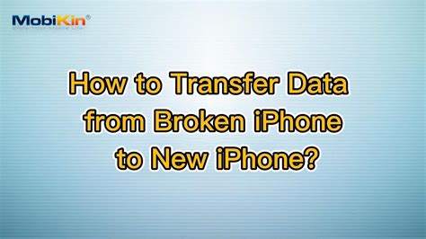 how to transfer data from android to iphone with broken screen