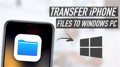 how to transfer data from iphone to pc windows 10