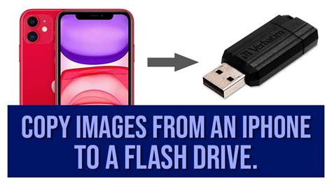 how to transfer data from iphone to usb flash drive