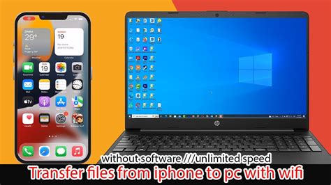 how to transfer data from iphone to windows wirelessly