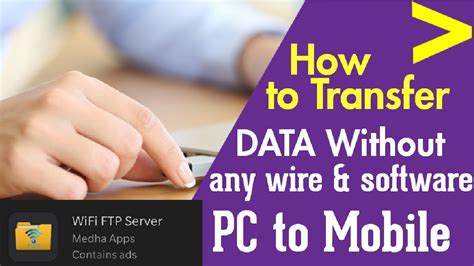 how to transfer data from mobile to laptop via wifi