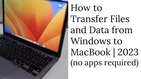 how to transfer data from windows 10 to macbook pro