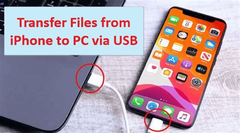 how to transfer files from iphone to computer via usb