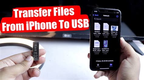 how to transfer files from iphone to otg flash drive