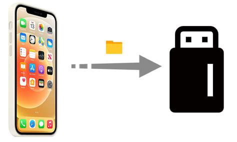 how to transfer files from iphone to usb flash drive
