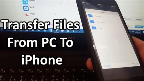 how to transfer files from pc to iphone via itunes