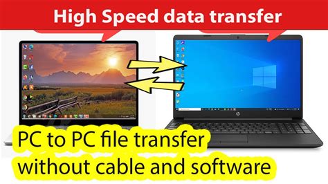 how to transfer files from pc to pc using wifi windows 10