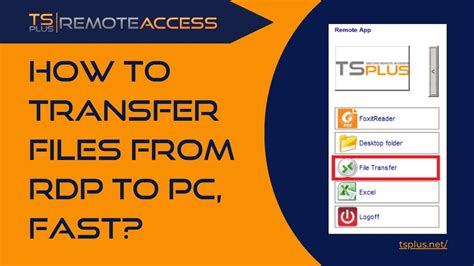 how to transfer files from rdp to pc fast